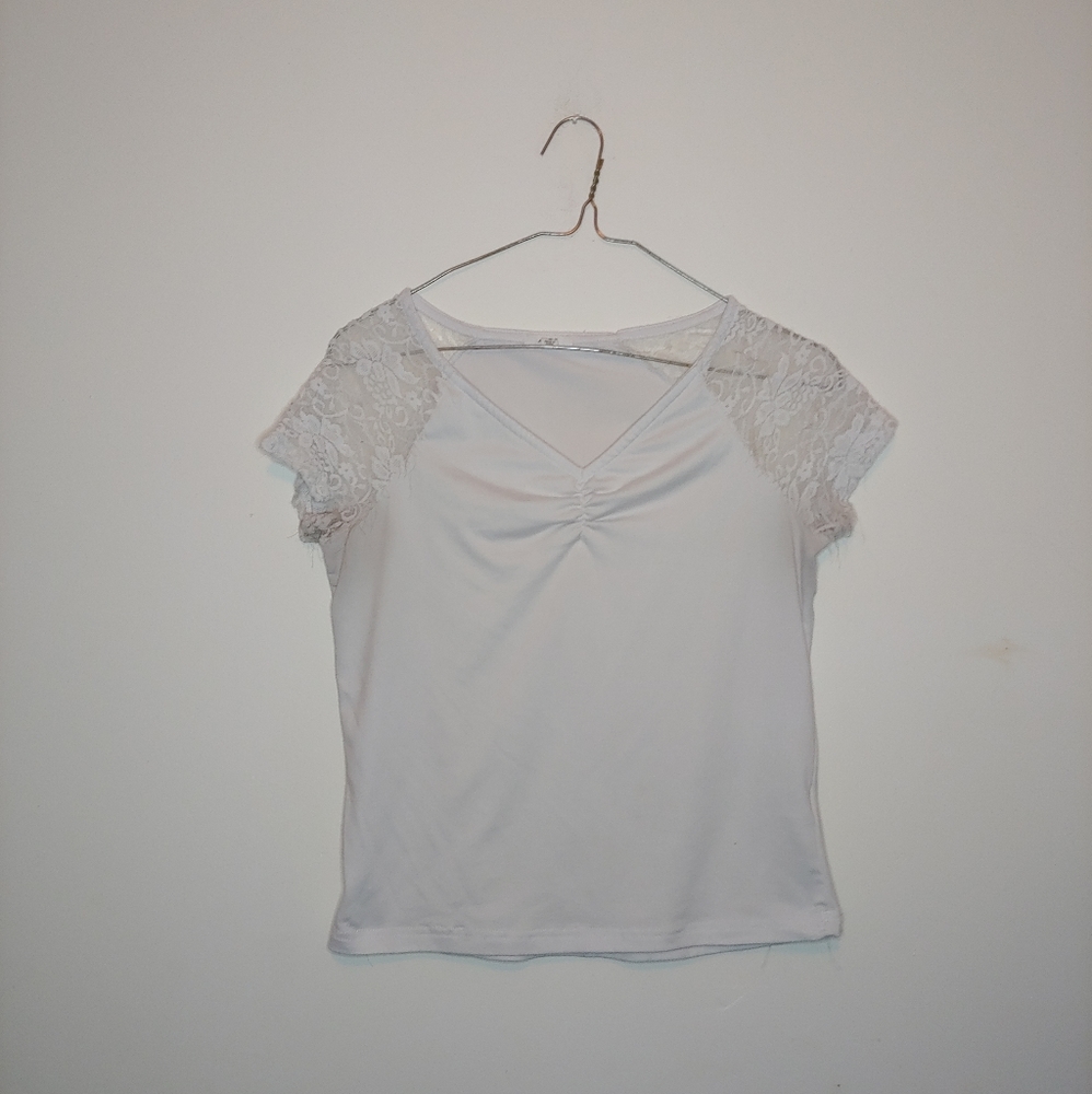 Cute White Crop Top